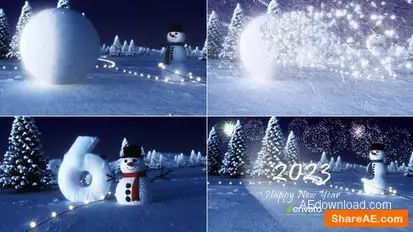 Happy New Year Openers template preview