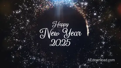 Happy New Year Titles template preview