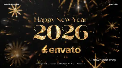 Happy New Year Openers template preview