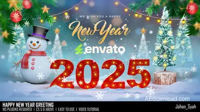 Happy New Year Greeting Openers template preview