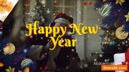 Merry Christmas Intro Openers template preview