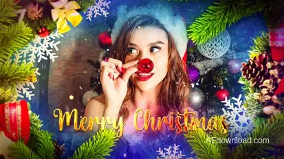 Happy New Year | Merry Christmas Video Displays template preview