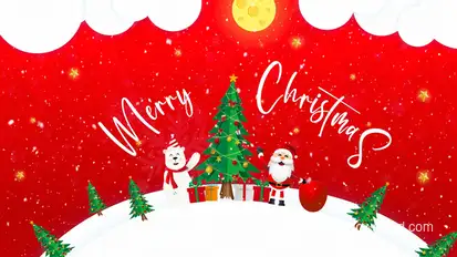 Happy New Year | Merry Christmas  Titles Openers template preview