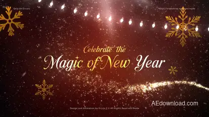 Happy New Year Titles Elements template preview