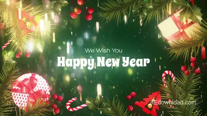 Happy New Year Wishes Titles template preview