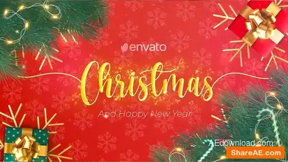 Happy New Year Wishes | Christmas Greetings Openers template preview