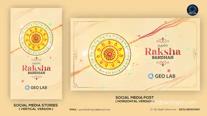 Happy Raksha Bandhan Openers template preview