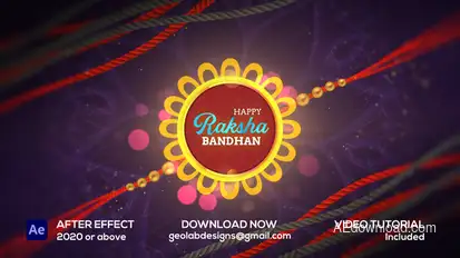 Happy Raksha Bandhan Openers template preview