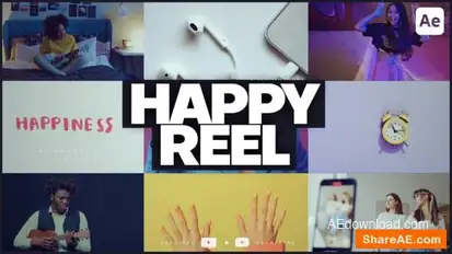 Happy Reel Openers template preview