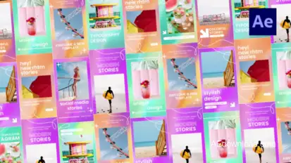 Happy Social Media Stories / Ae Product Promo template preview