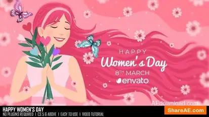 Happy Women's Day Openers template preview