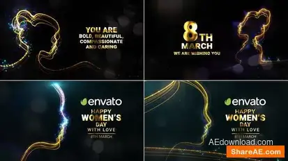 Happy Women's Day Greetings // Mothers Day Openers template preview