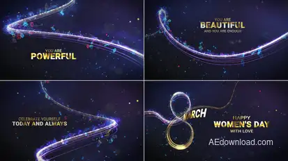 Happy Women’s Day // Happy Women’s Day Greetings Openers template preview