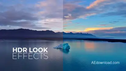 HDR Look Effects | After Effects Elements template preview
