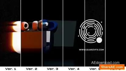 Headphones Logo Reveal Logo Stings template preview