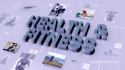 HEALTH AND FITNESS PROMO Product Promo template preview
