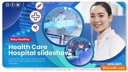 Health Care Hospital Openers template preview