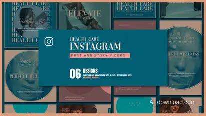 Health Care Promo | Instagram Posts and Stories Product Promo template preview