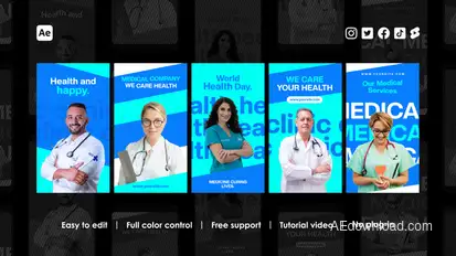 Healthcare Instagram Reels Product Promo template preview