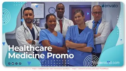 Healthcare Medicine Promo Openers template preview