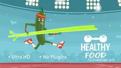 Healthy Food Logo Logo Stings template preview