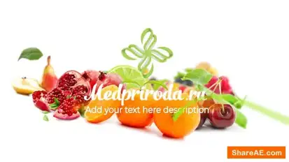 Videohive Healthy Food Opener Logo Stings template preview