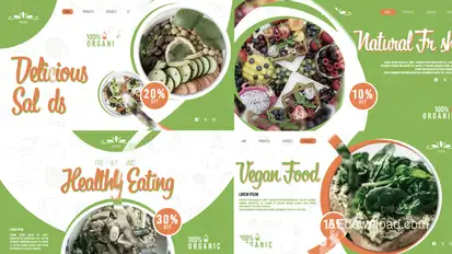 Healthy Food Promo Product Promo template preview