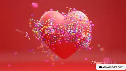 Heart wish logo Reveal Logo Stings template preview