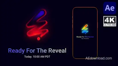Heatmap Thermal Gradient Logo Reveal Logo Stings template preview