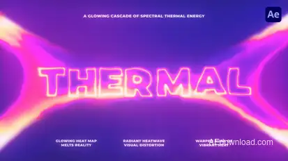 Heatmap Thermal Titles Titles template preview