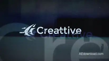 Heavy Glitch Distortion Logo Logo Stings template preview