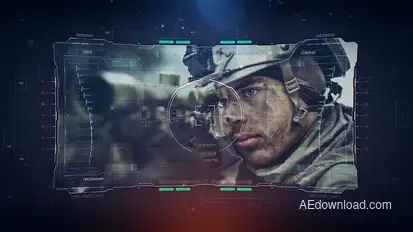 Hi-Tech Futuristic Slideshow Video Displays template preview