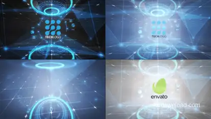 Hi-Tech Logo Reveal Logo Stings template preview