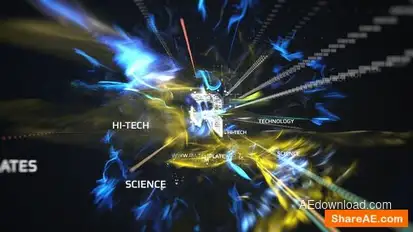 Hi-Tech Logo Reveal V3 Logo Stings template preview