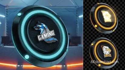 Hi-Tech Logo Transition Elements template preview