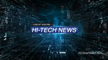 Hi-Tech News Openers template preview