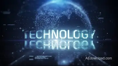 Hi-Tech Titles 2 Video Displays template preview