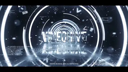 Hi-Tech Titles Video Displays template preview