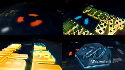 High Tech Logo Reveal Logo Stings template preview