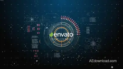 High Tech Logo Reveal Logo Stings template preview