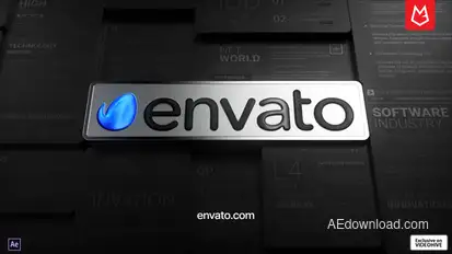 High Tech Logo Reveal 3D Animation Logo Stings template preview
