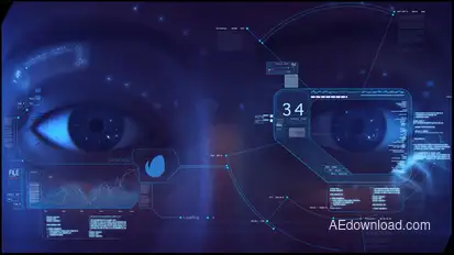 High Tech Logo V02 Eye Opener Logo Stings template preview