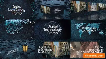 High-Tech Slideshow Openers template preview