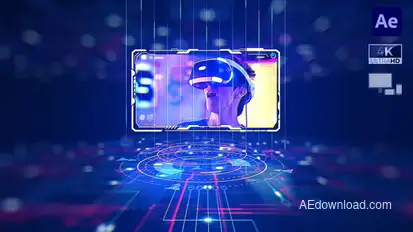 High Technology Digital Opener Openers template preview