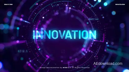 High Technology Logo Opener Logo Stings template preview