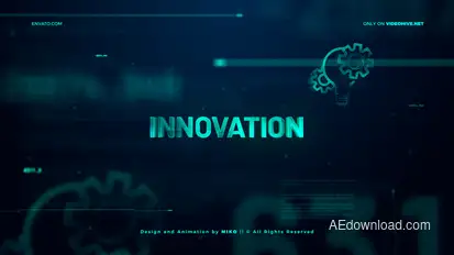 High Technology Logo Opener Logo Stings template preview