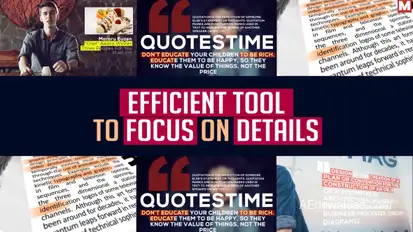 Highlight Builder Video Displays template preview