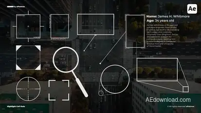 Highlight Call Outs | AE Titles template preview