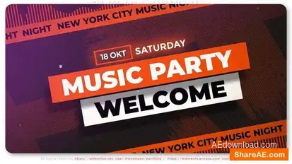 Hip Hop Music Introduction Openers template preview