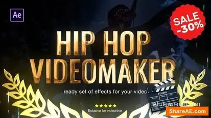 Hip Hop Music Video Editor 2.0 Openers template preview